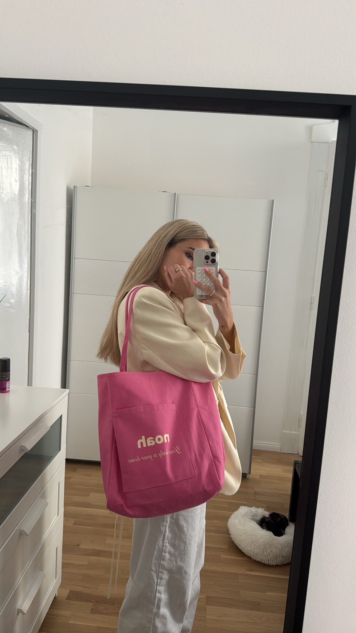 Pink Beach bag